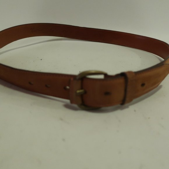 HENRY COTTONS BEIGE SUEDE BELT SZ 105cm/42* - Picture 3 of 6